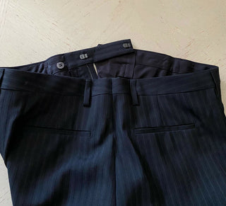 Neu mit Etikett: 890 $ Saint Laurent Herrenanzughose Schwarz 36 US/52 Eu Italien