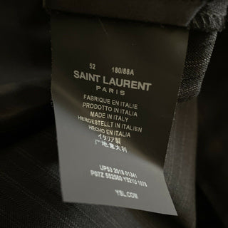 Neu mit Etikett: 890 $ Saint Laurent Herrenanzughose Schwarz 36 US/52 Eu Italien