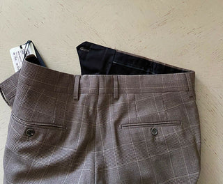 Neue 1100 $ Fendi Herrenanzughose Braun 34 US (50 Eu) Italien