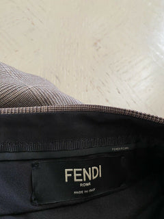 Neue 1100 $ Fendi Herrenanzughose Braun 34 US (50 Eu) Italien