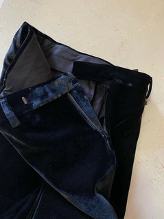 Neu mit Etikett: 1290 $ Saint Laurent Herrenanzughose Schwarz 34 US (50 Eu) Italien