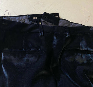 Neu mit Etikett: 1290 $ Saint Laurent Herrenanzughose Schwarz 34 US (50 Eu) Italien