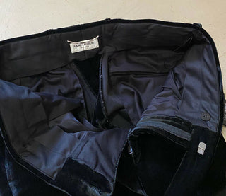 Neu mit Etikett: 1290 $ Saint Laurent Herrenanzughose Schwarz 34 US (50 Eu) Italien