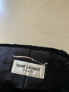 Neu mit Etikett: 1290 $ Saint Laurent Herrenanzughose Schwarz 34 US (50 Eu) Italien