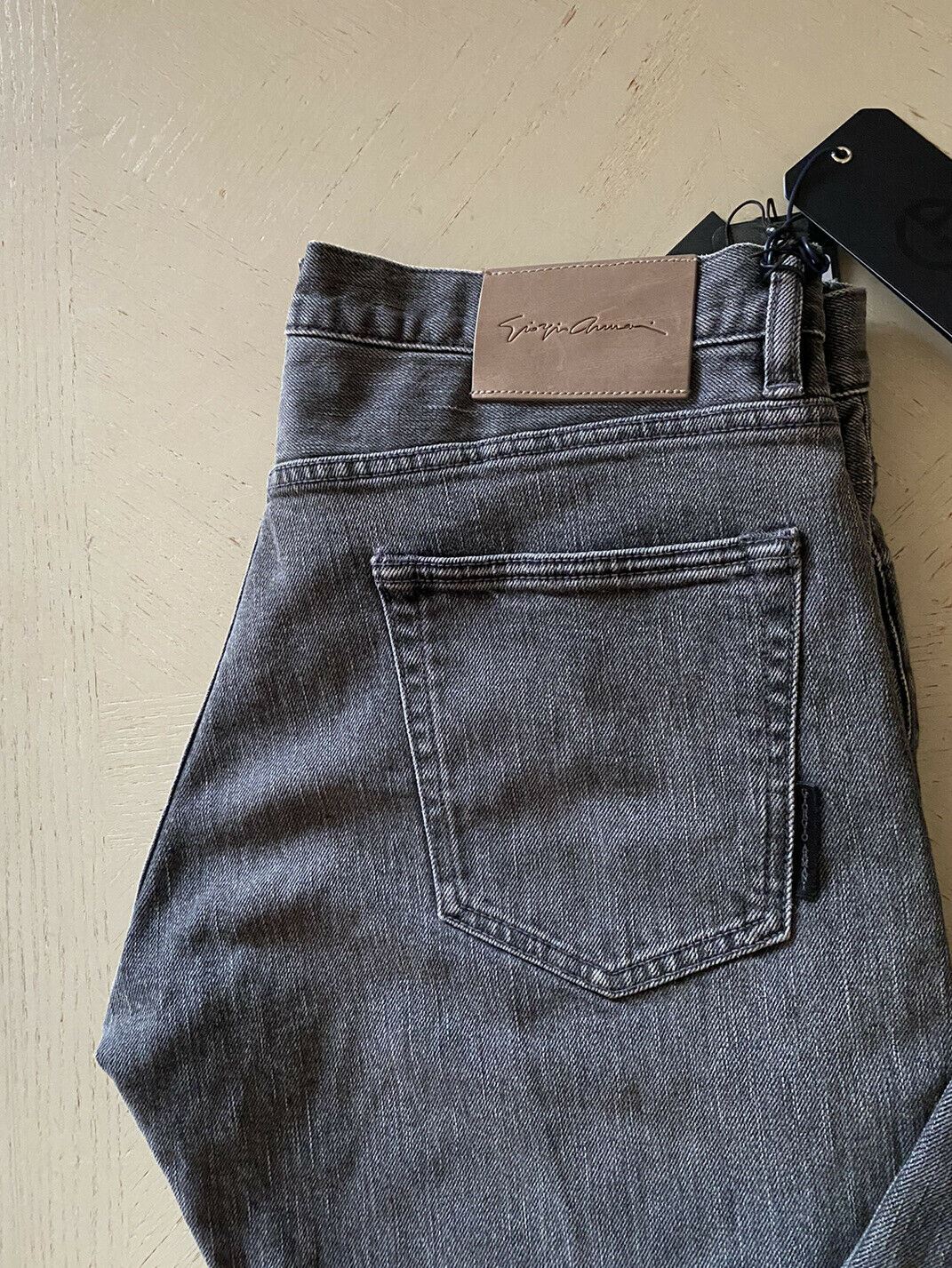 NWT $1025 Giorgio Armani Men Jeans Pants Black Denim 31 US Japan