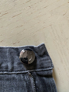 NWT $ 1025 Giorgio Armani Herren Jeans Hose Black Denim 36 US Japan