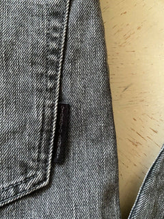 NWT $ 1025 Giorgio Armani Herren Jeans Hose Black Denim 34 US Japan