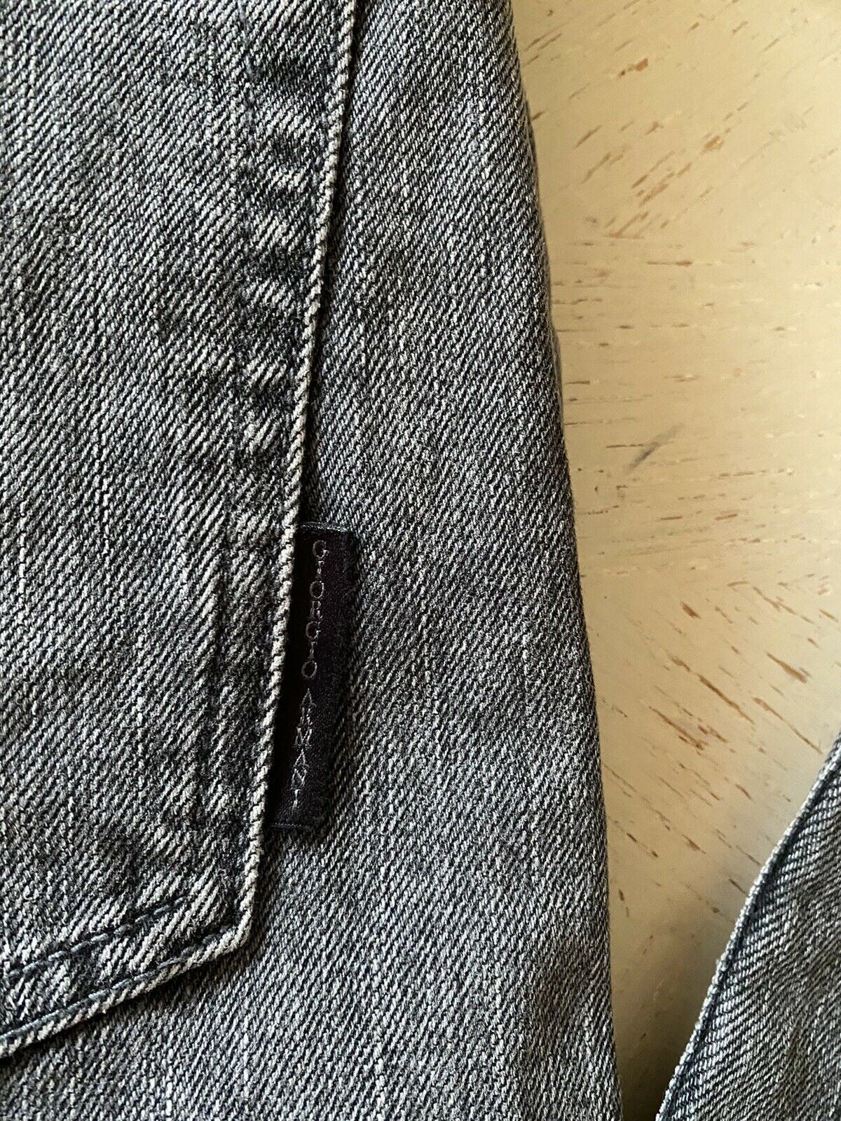 NWT $1025 Giorgio Armani Men Jeans Pants Black Denim 32 US Japan