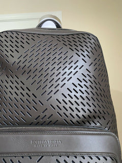 Neuer 3500 $ Bottega Veneta Lederrucksack Marco Polo 585931 VMAV2 DK Braun Italien