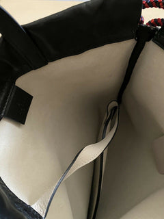 New Gucci GG Monogram Leather Backpack Bag  Tan/Black 523586 Italy