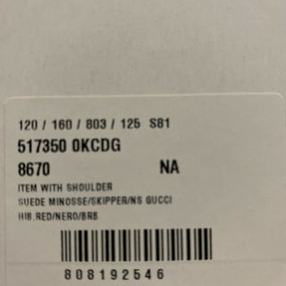 Neue Gucci GG Monogram Umhängetasche aus Leder/Wildleder Rot/Schwarz 517350