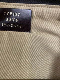 Neu $2350 Fendi Herren Kleine FF Monogramm Reiseetui Umhängetasche Braun 7VV137