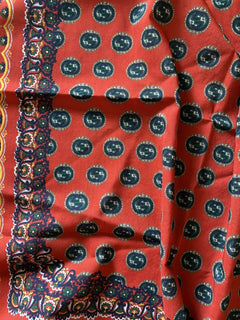 Neuer Gucci Damen-Bandana-Schal Rot/Blau Italien