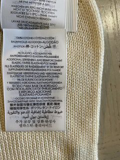 Мужские хлопковые носки NWT Gucci с монограммой GG, цвет слоновой кости, размер M, Италия