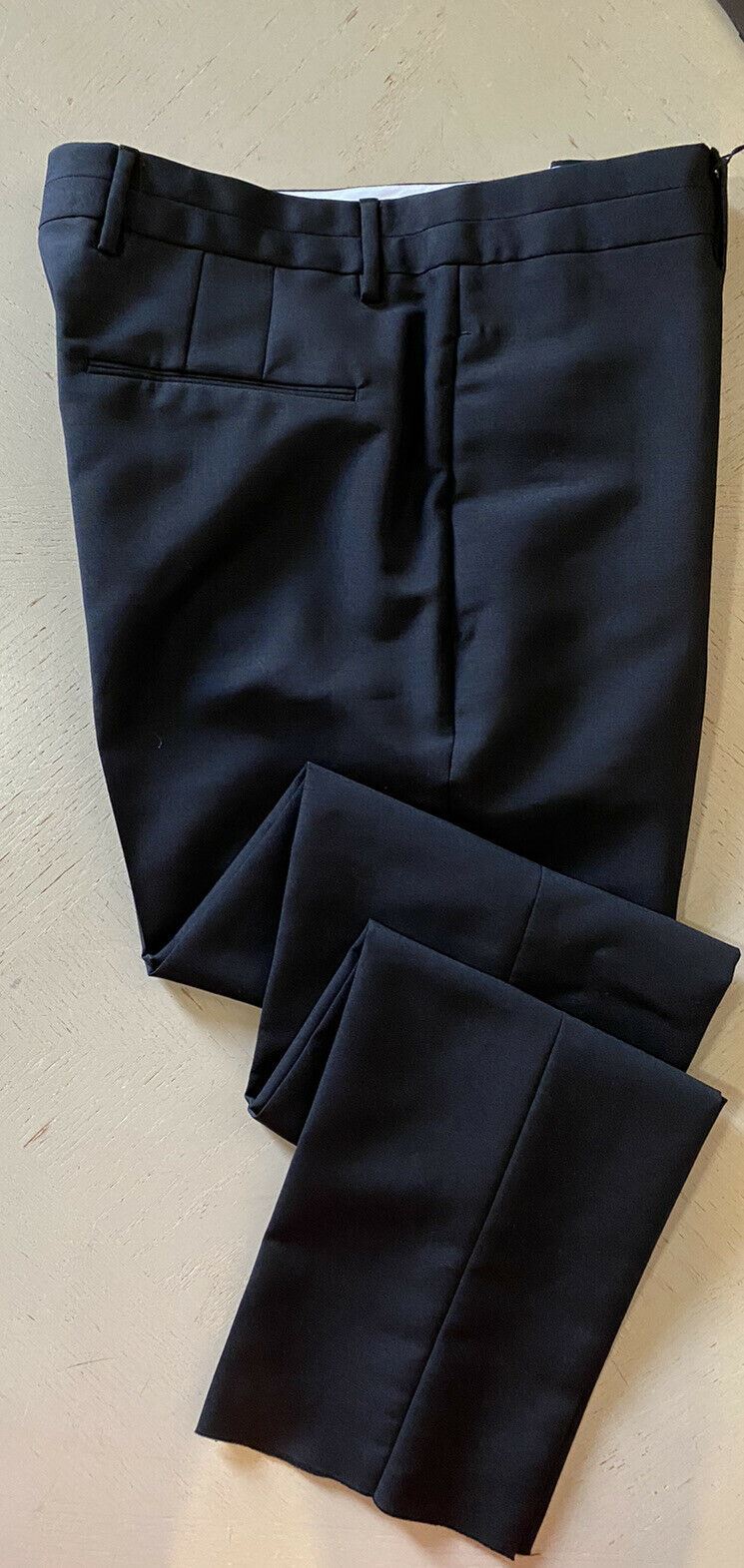 Neu mit Etikett: 790 $ Bottega Veneta Herrenhose aus Wolle/Mohair Schwarz 36 US (52 Eu) Italien