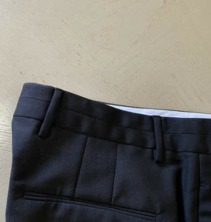 Neu mit Etikett: 790 $ Bottega Veneta Herrenhose aus Wolle/Mohair Schwarz 36 US (52 Eu) Italien