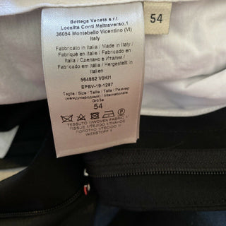 Neu mit Etikett: 790 $ Bottega Veneta Herrenhose aus Wolle/Mohair Schwarz 38 US (54 Eu) Italien