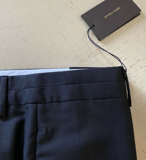 Neu mit Etikett: 790 $ Bottega Veneta Herrenhose aus Wolle/Mohair Schwarz 38 US (54 Eu) Italien