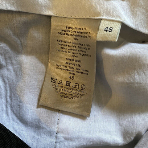 СЗТ 790 долларов США Bottega Veneta Мужские брюки из шерсти/мохера, черные 32 США (48 ЕС) Италия