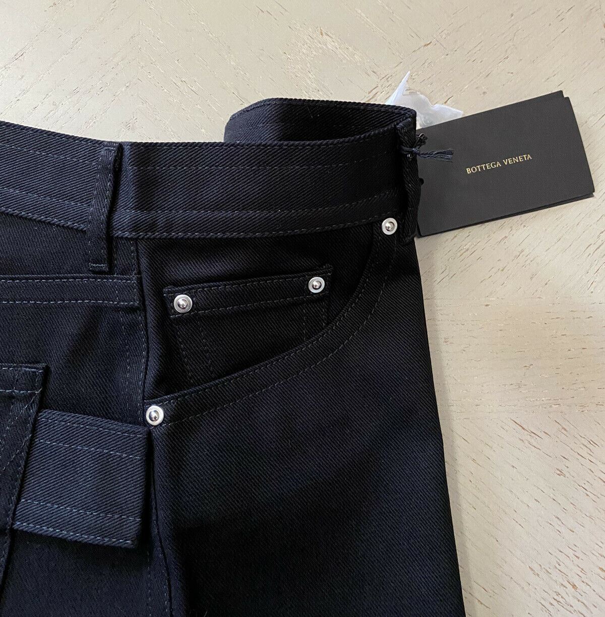 NWT $620 Bottega Veneta Mens Jeans Short Pants Black Size 34 US ( 50 Eu ) Italy