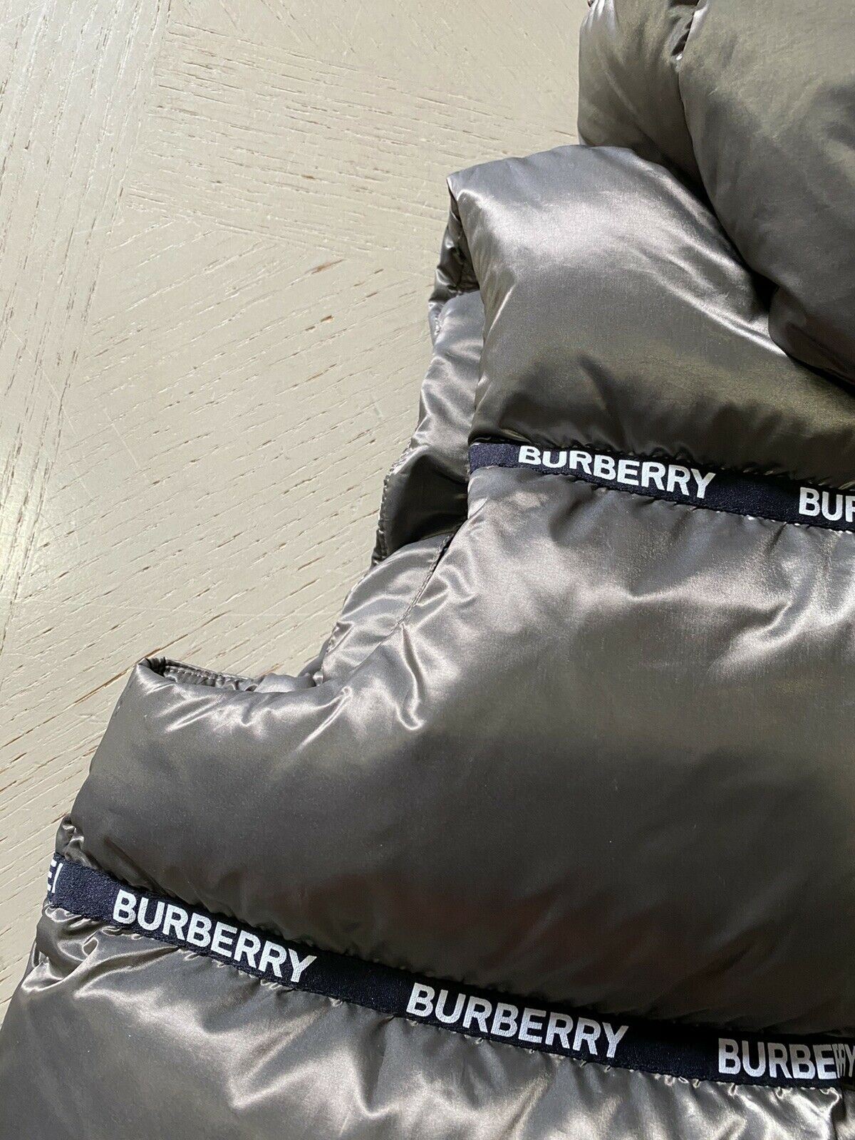 New $420 Burberry Girls Saio Puffer Gilet Green Size 10