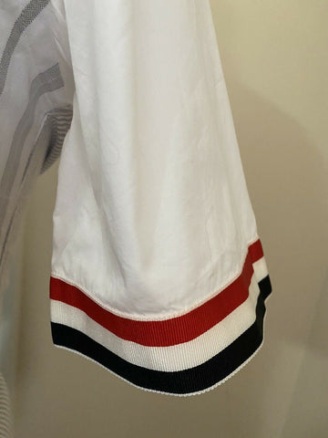 NWT Thom Browne Mens Short Sleeve Shirt White Size 1 ( S US ) Italy