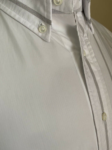 NWT Thom Browne Mens Short Sleeve Shirt White Size 1 ( S US ) Italy