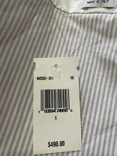 NWT Thom Browne Мужская рубашка с коротким рукавом, белая, размер 1 (S США), Италия
