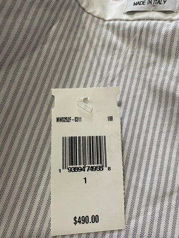 NWT Thom Browne Mens Short Sleeve Shirt White Size 1 ( S US ) Italy