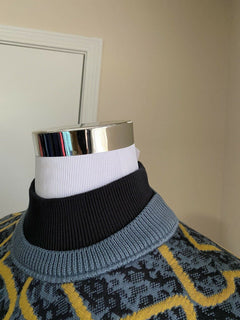 Neu mit Etikett: 1295 $ Ermenegildo Zegna Couture Pullover Tur Pullover Marineblau M (50 Eu)