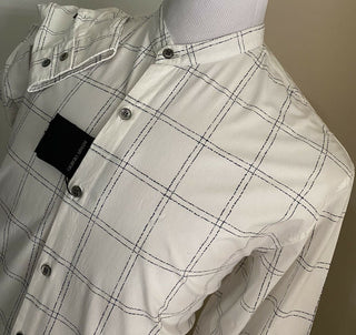 Neu mit Etikett: 925 $ Giorgio Armani Herren-Rundhalsshirt in Größe 44/17,5 Italien