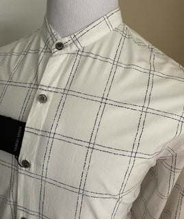 Neu mit Etikett: 925 $ Giorgio Armani Herren-Rundhalsshirt in Größe 44/17,5 Italien