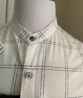 NWT $925 Giorgio Armani Mens Crewneck Shirt While 45/18 Italy