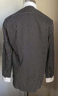 Neu mit Etikett: Saint Laurent Herrenhemd, Schwarz/Weiß, Größe 40/15 3/4, Italien