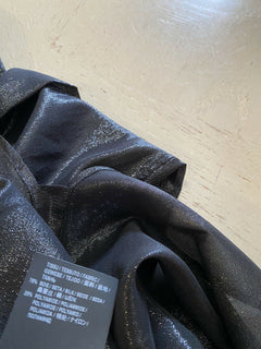 Neu mit Etikett: 890 $ Saint Laurent Herrenhemd Schwarz Größe 43/17 Italien