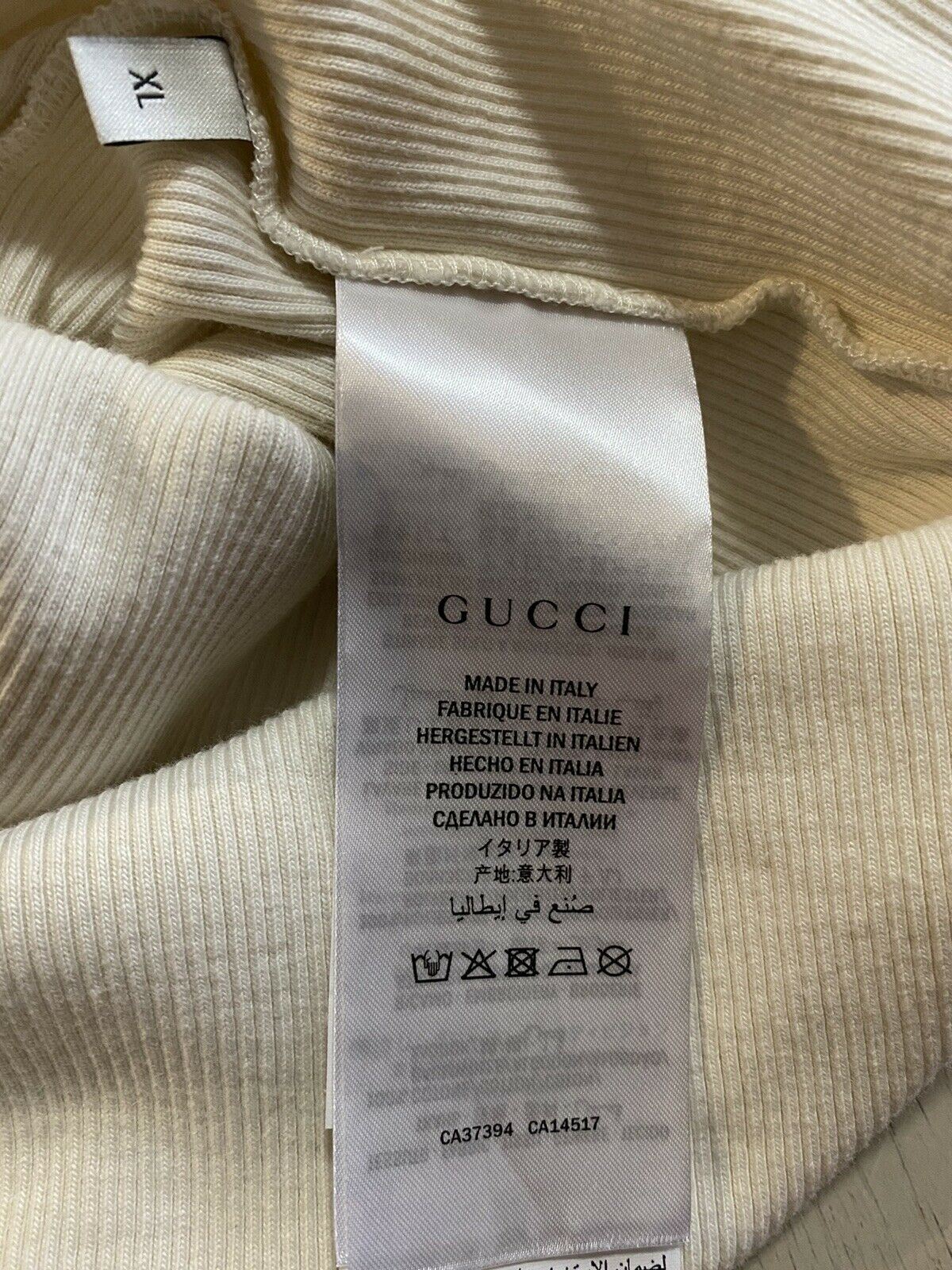 New Gucci Men’s Sleeveless T Shirt Ivory Size XL Italy