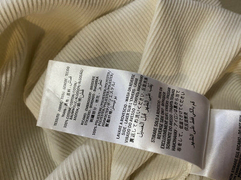 Neues ärmelloses T-Shirt für Herren von Gucci, Elfenbein, Größe XXL, Italien