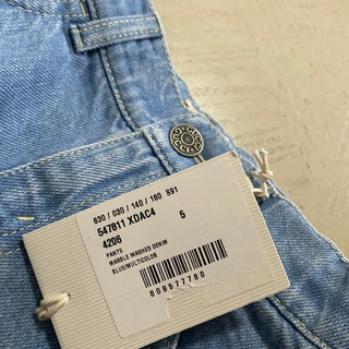 Neu mit Etikett Gucci Jungen Jeans Hose LT Blau Größe 5 Italien