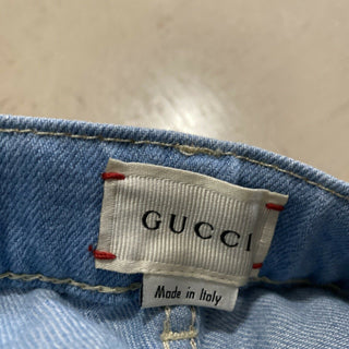Neu mit Etikett Gucci Jungen Jeans Hose LT Blau Größe 5 Italien