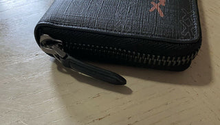 Neue 750 $ Ermenegildo Zegna Couture Beutel-Geldbörse Schwarz Italien