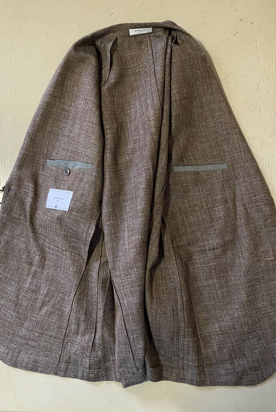 NWT $1475 Boglioli Men Tan Wool Blend Melange Jacket Blazer 42 US/52 Eu Italy