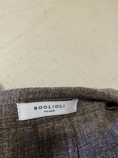 NWT $1475 Boglioli Мужской светло-коричневый меланжевый пиджак Блейзер 42 США/52 ЕС Италия