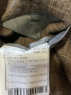 NWT $1475 Boglioli Мужской светло-коричневый меланжевый пиджак Блейзер 42 США/52 ЕС Италия