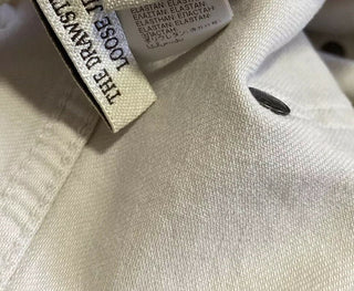 Neu $1595 Brunello Cucinelli Damen Geometry Caffed Belted Pants Oatmeal 10 US