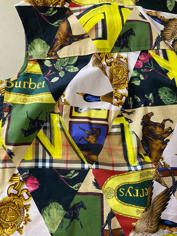 Новая женская блузка без рукавов Burberry за 460 долларов, ярко-желтая рубашка 4 США/38 ЕС