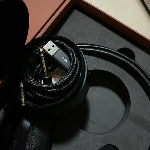 Neu mit Etikett Ermenegildo Zegna Couture Master Dynamic Wireless Lederkopfhörer MW60