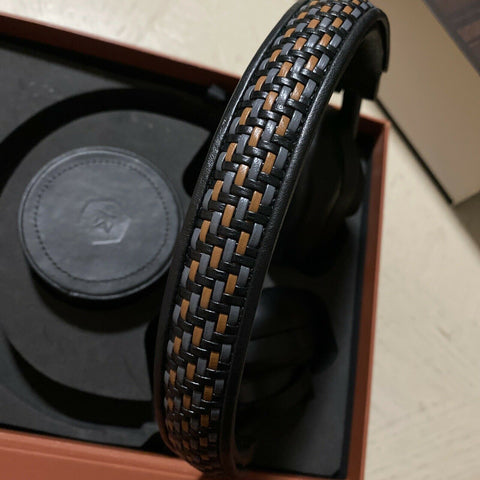 Neu mit Etikett Ermenegildo Zegna Couture Master Dynamic Wireless Lederkopfhörer MW60