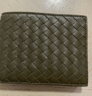 New Bottega Veneta Mens Wallet Slate Color Mustard 148324  Italy