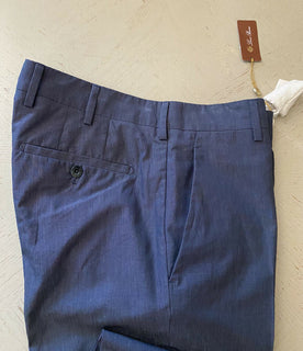СЗТ $650 Loro Piana Мужские классические брюки синие 35 США (50 ЕС) Италия
