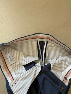 СЗТ $650 Loro Piana Мужские классические брюки синие 35 США (50 ЕС) Италия